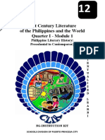 21st Century Literature of The Philippines and The World Quarter I - Module 1