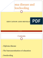 Diploma Disease and Deschooling Latest Note