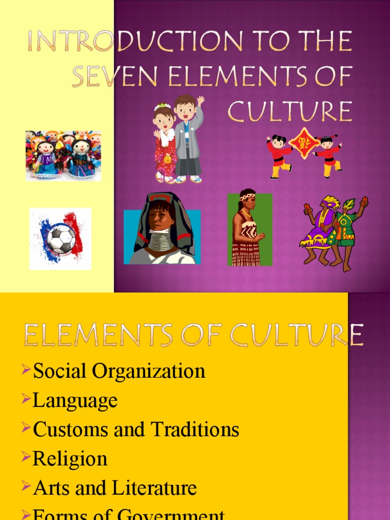 7 Elements Of Culture Pdf