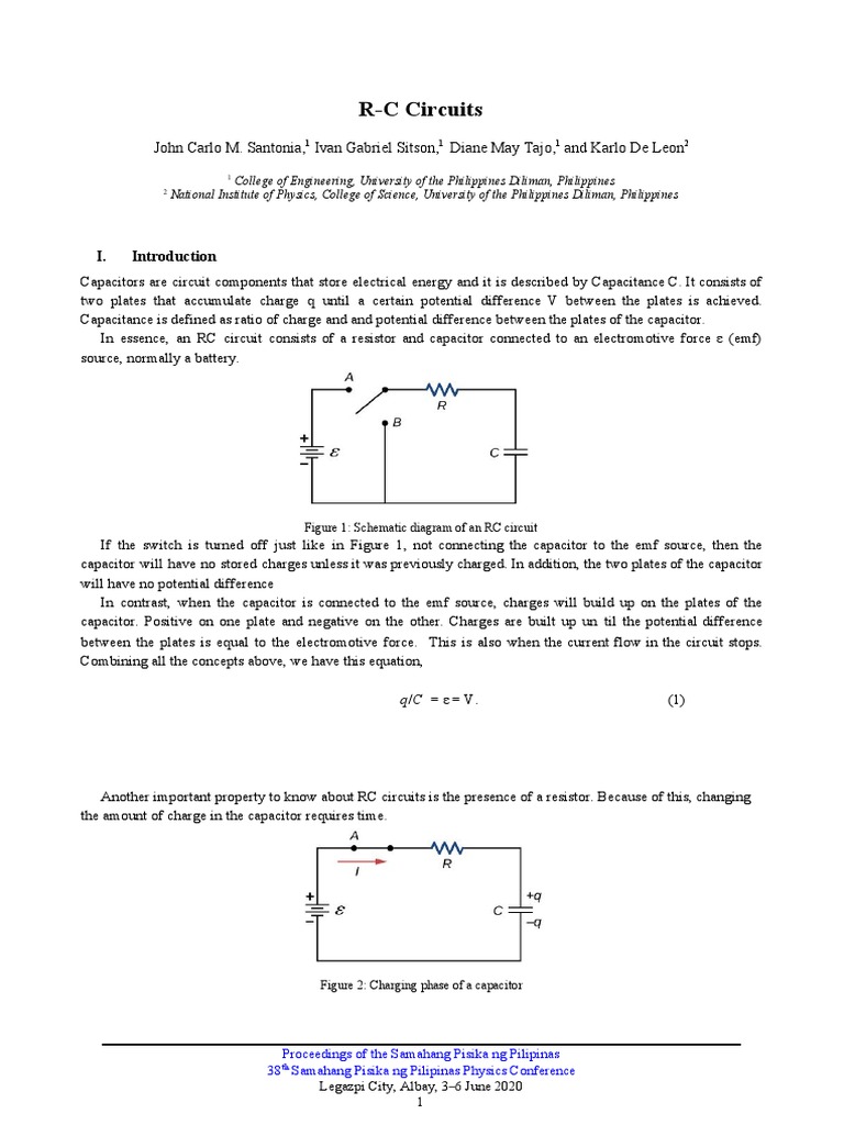 Understanding RC Circuits and Time Constants | PDF | Capacitor | Voltage