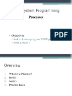 UNIX System Programming: Processes
