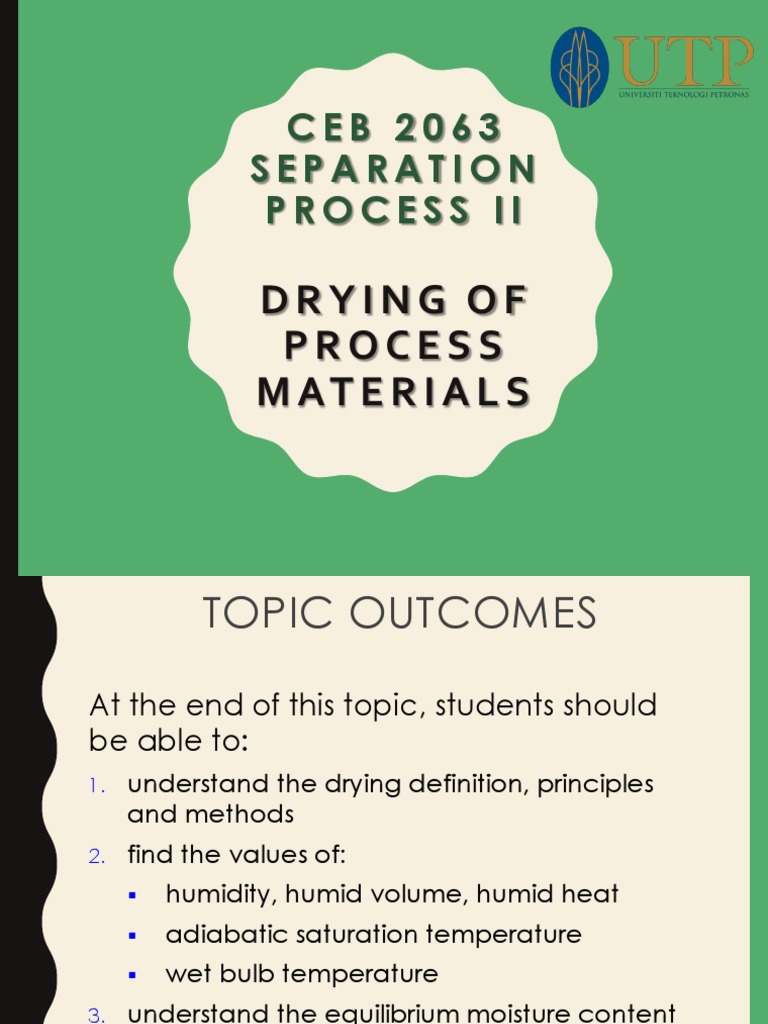 Drying Principles and Methods Explained | PDF | Relative Humidity ...