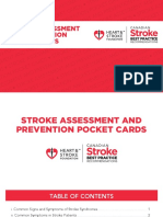 Stroke Assessment and Prevention Pocket Cards