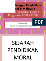 KPP (Sejarah Moral & Pengenalan KBSR KSSR)