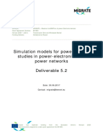 Simulation models for power quality studies