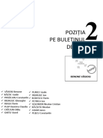 Poziția Pe Buletinul de Vot: Benone Văsioiu