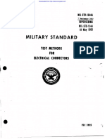Military Standard: Test Methods FOR Electrical Connectors
