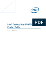 Intel® Desktop Board D945GSEJT Product Guide: Order Number: E59413-002US