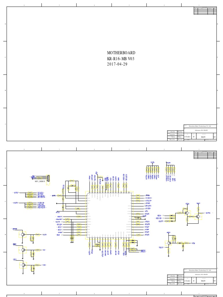 Allwinner R16 Mainboard V03 Schematic | PDF