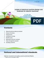 Principles of Electrical Machine Design and Materials For Electric Machines
