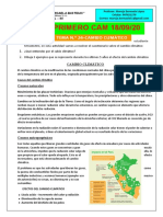 Cambio climático: causas y efectos