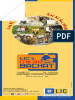 Sales Brochure LICs Micro Bachat Plan - 2020