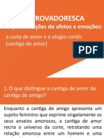 Cantigas de amor e amigo: representações de afetos