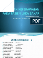 Asuhan Keperawatan Pada Pasien Luka Bakar