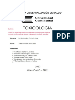 Toxicologia 8845 Agricultura Con Pesticidas en Sicaya