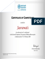ECAMM Certificates - Indonesia - 17-21 February 2020-Jasra