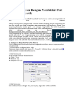 Melindungi User Dengan Memblokir Port Virus Di Mikrotik