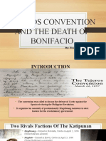 Tejeros Convention and The Death of Bonifacio: By: Frondozo, Ibañez, Gadian