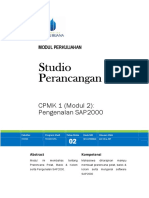 Modul CPMK 1-P2 Pengenalan SAP2000 - Compressed