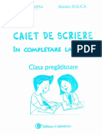 Caiet de Scriere - Clasa Pregatitoare - Camelia Sima