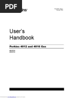 User's Handbook: Perkins 4012 and 4016 Gas