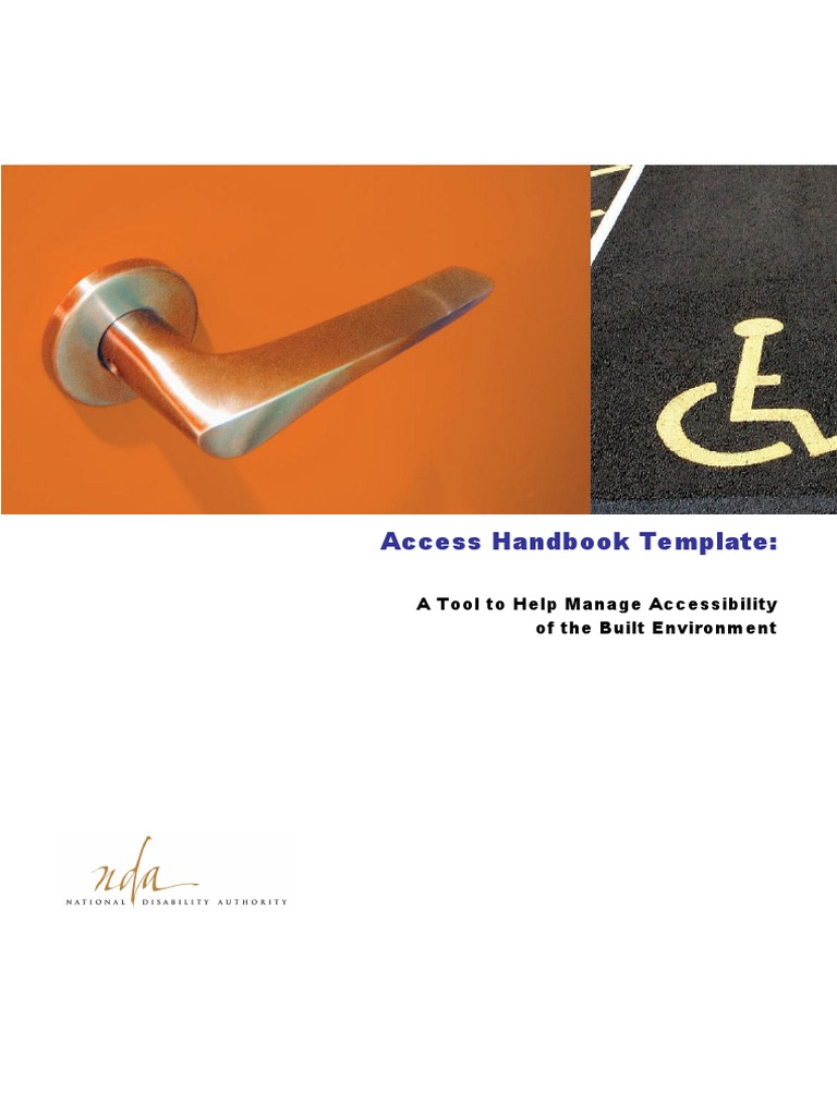 Access Handbook Template1 | PDF | Accessibility | Typefaces