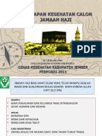 Materi Penyuluhan Kesehatan Jemaah Haji