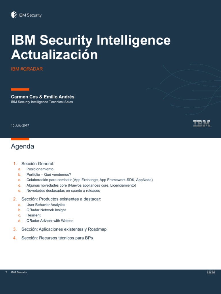 IBM Security Intelligence Actualizacion para BP PDF | PDF | Cloud ...