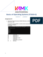 Basics of Operating Systems (IT2019-2) : Assignment III