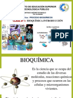 Clase 01 Bioquímica Generalidades