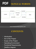 Multilingual Project PPT Presentation