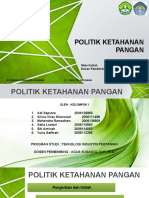 Politik Ketahanan Pangan