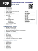 Sas Course Content Porak Technologies