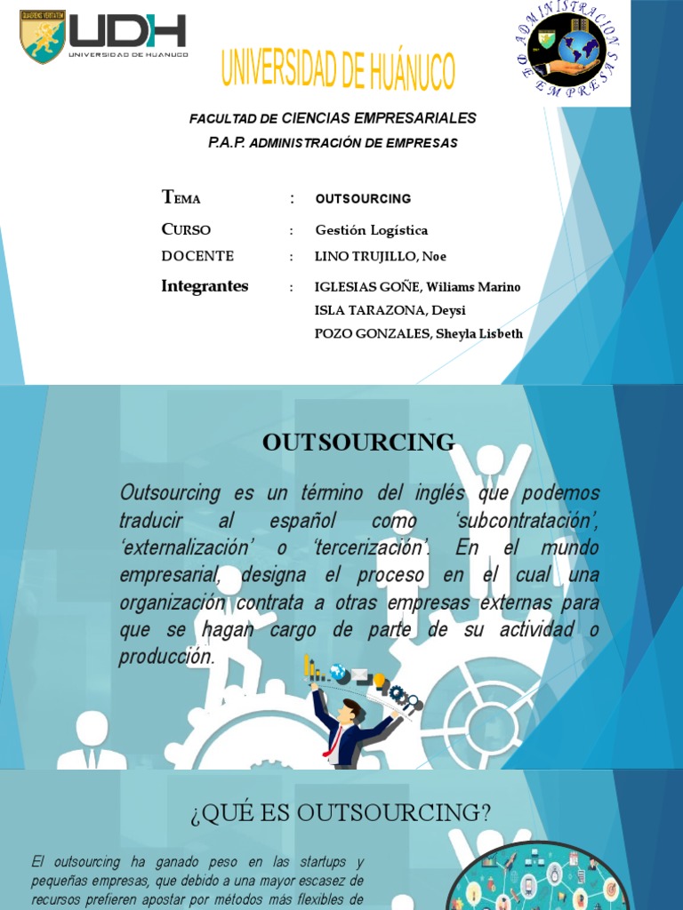 Qué es el Outsourcing y sus Ventajas | PDF | Outsourcing | Economias