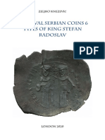 Zeljko Knezevic Medieval Serbian Coins 6 Types of King Stefan Radoslav
