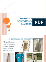 Origin and Development of Costume