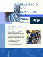 Planificación y Ejecución de La Producción