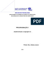 Apostila Programacao I 2018 PDF