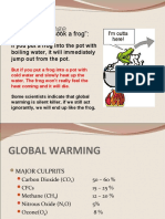 Climate Change: A Story About "Cook A Frog"