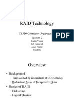 RAID Technology: CS350 Computer Organization Section 2