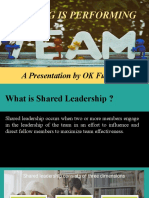 Shared Leadership in Organizations