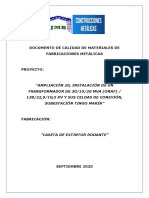 Documentos de Calidad - Caseta de Extintor Rodante