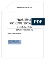 Problemas Sociopoliticos de La Educacion