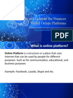 Online Platforms Empowerment Comparison