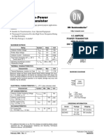 MJE340 Plastic Medium Power NPN Silicon Transistor: This Device Is Useful For High Voltage General Purpose Applications