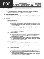 VQA - PR.06 Customer Satisfaction Procedure