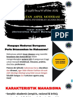 Materi YUSUF HANAFI - Penguatan Aspek Moderasi Beragama Dalam Mentoring PAI PDF