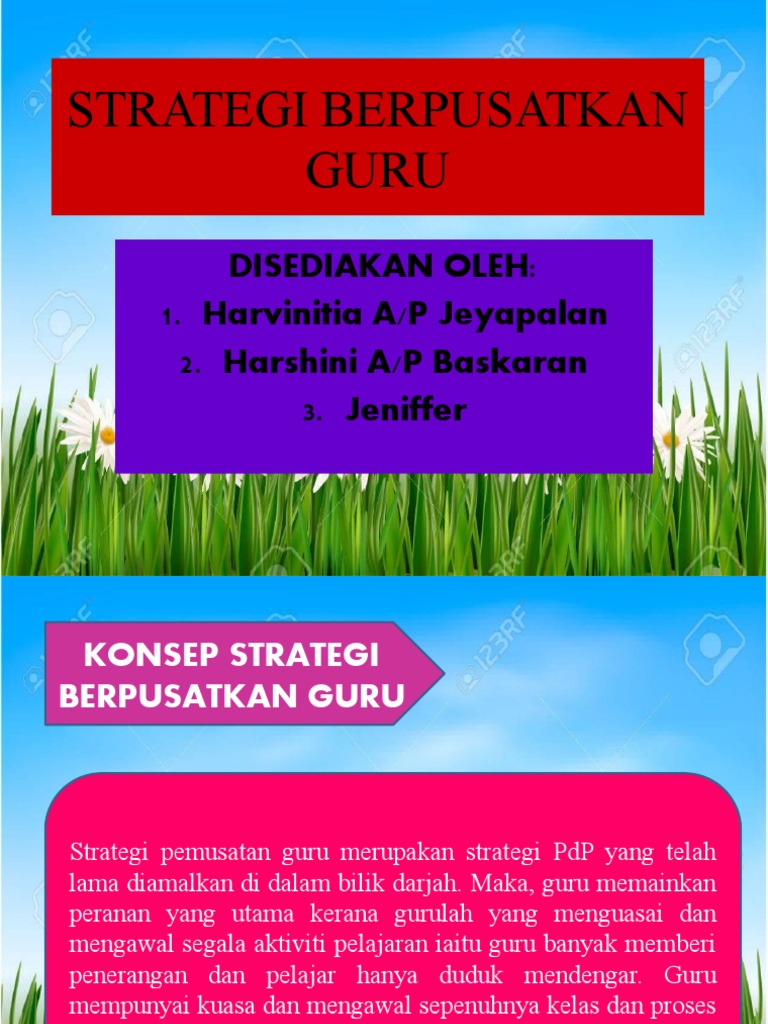Strategi Berpusatkan Guru Pdf