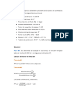 EJERCICIO Diseño de Tubería de Perforación