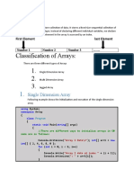 Arrays:: Single Dimension Array